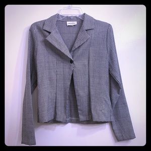 Houndstooth lightweight business jacket